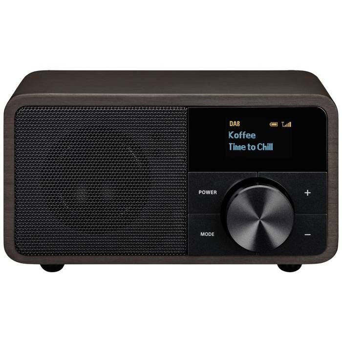 Radio DAB+ - SANGEAN - GENUINE MINI DAB+ - Bluetooth - AUX in - Boîtier en bois noir