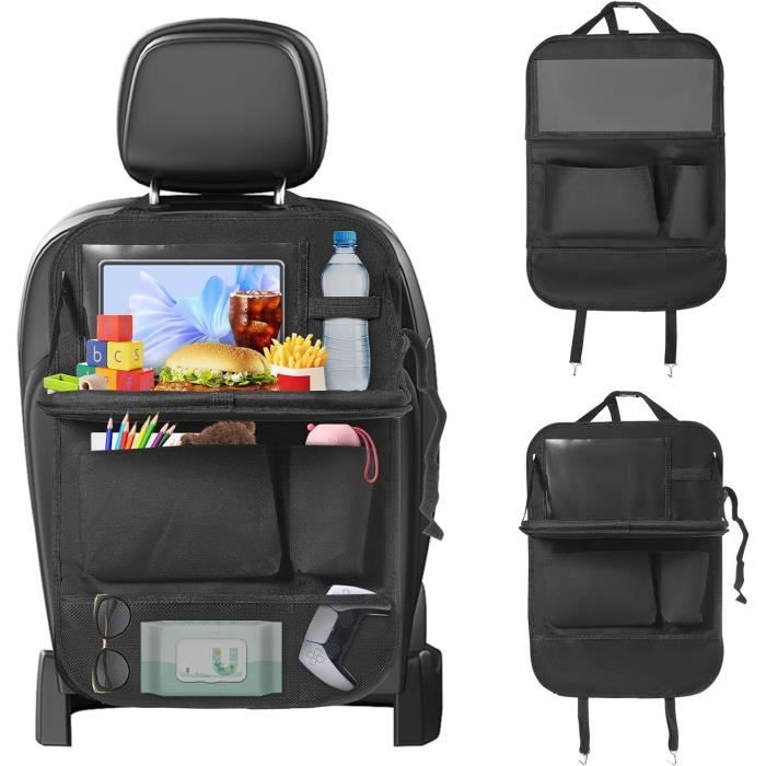 Vicera Organisateur Voiture Enfant - Boîte Rangement Siège Arrière Avant Avec Sac Isotherme Amovible