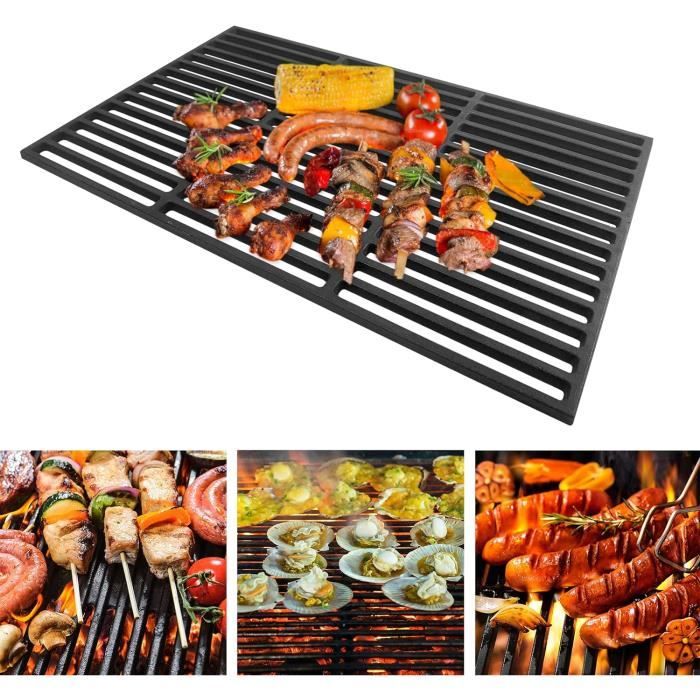 A Quoi Sert La Grille Au Fond Du Barbecue Grille De Barbecue 17 ACXIN Grille rectangulaire en Fonte - 60 x 40 cm - Grille en Fonte