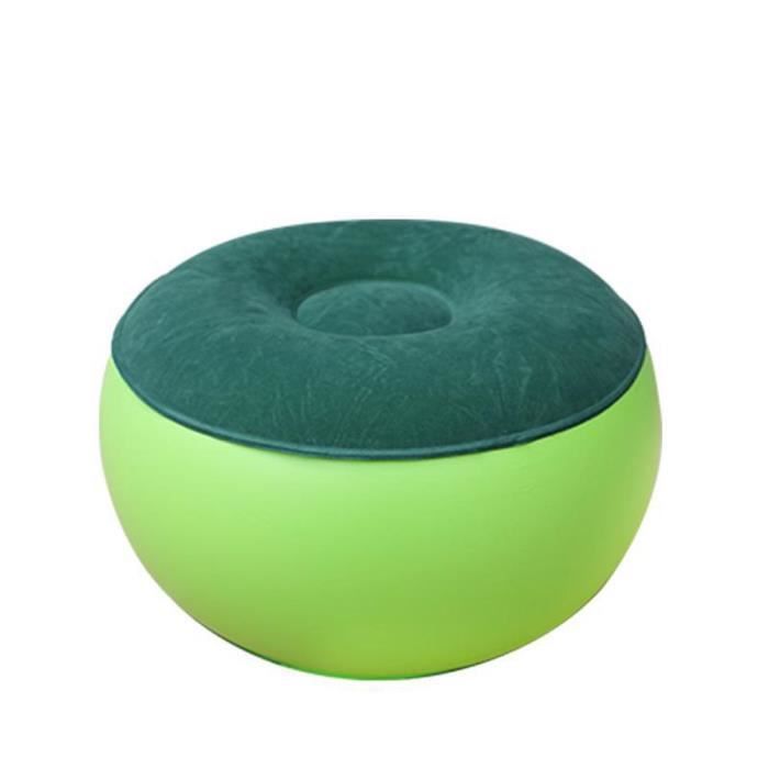 Chaise Gonflable Portable Tabouret De Camping Et Repose-Pieds - Confortable Pour Maison, Bureau Et Voyages