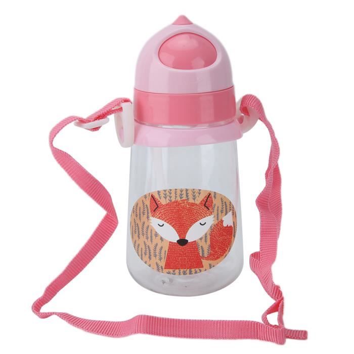 Tasse A Boire Portable Dessin Anime Pour Bebe Enfants Bouilloire Avec Sangle Rose Rouge 350 Ml Xiu Cdiscount Puericulture Eveil Bebe