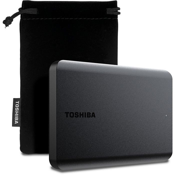 Disque dur externe - TOSHIBA - Canvio Basics - 2 To - USB 3.0 - Housse incluse