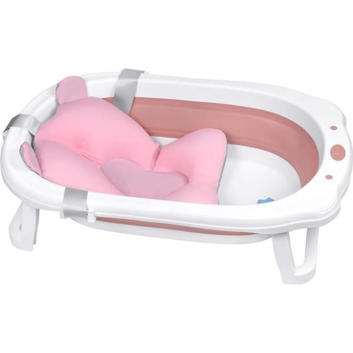 Baignoire pliante bébé évolutive - SINBIDE® - avec Thermomètre et coussin  de bain - Cdiscount Puériculture & Eveil bébé