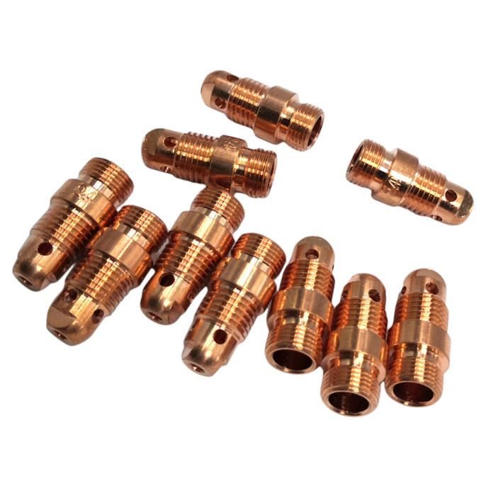 4 Pezzi Lenti Gas Per Saldatura TIG - Kit Per Torcia WP 17/18/26 Con Ugelli Ceramica - Foto 5