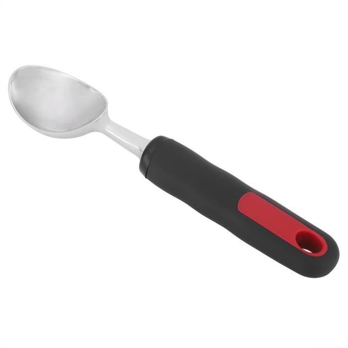 Cuillère Glace Antiadhésive Haofy - Métal Argenté - Poignée Ergonomique
