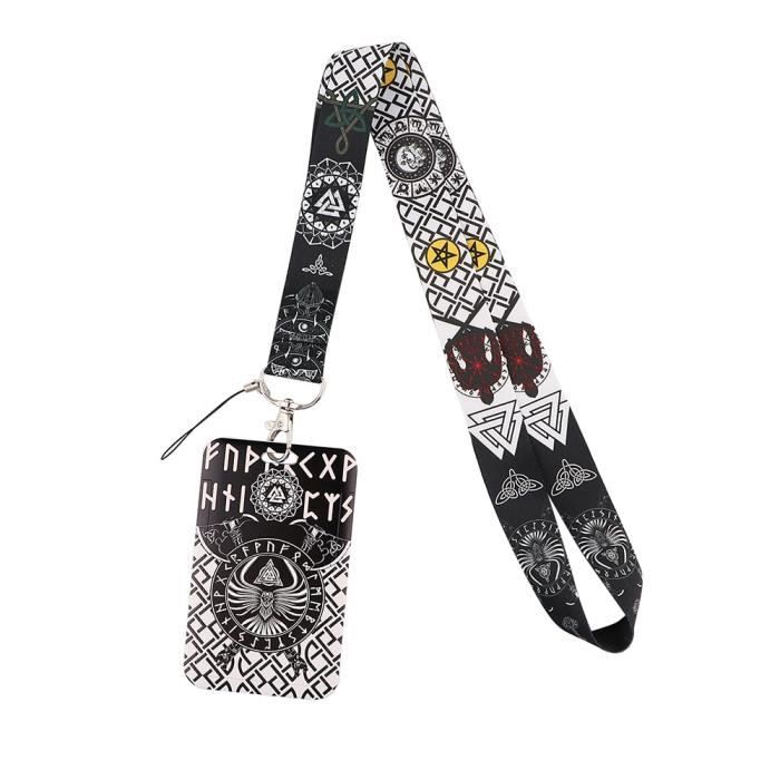 Porte-clés Vintage Viking Wildi – Plastique Rouge, Danemark – Collection Amusant