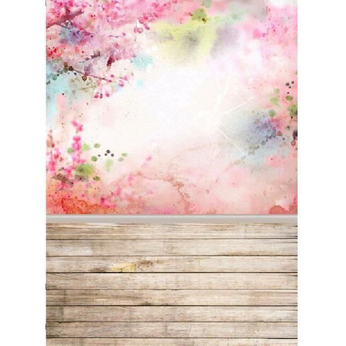 Toile Photo Backdrop Toile de Fond Backdrop Tissu 2.1x1.6m Photographie Studio Photo Fleur ...