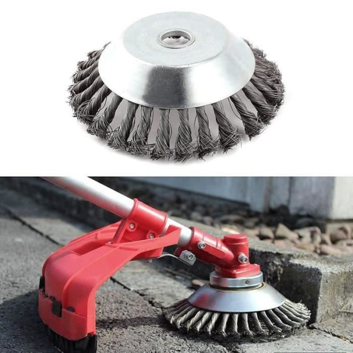 2 Brosses à Joints En Acier – Pour Désherber Terrasses, Allées Et Pavés, Fixation Sur Manche
