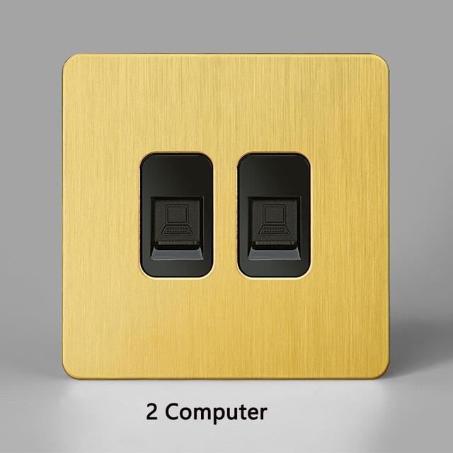 Interrupteur Variateur Intelligent Lightwave LW450 SS - Inox - 1 Vitesse, 2 Voies - Contrôle Par App & WiFi