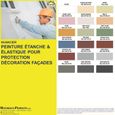 Peinture étanche & élastique pour protection façade - ETANC10 Seau de 2.5 Kg Gris Silex RAL 7032-1