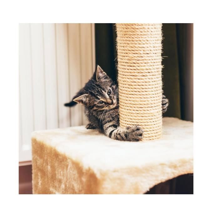 Corde En Jute Naturel 6mm X 50m - Pour Bricolage, Décoration Ou Arbre à Chat - Résistante