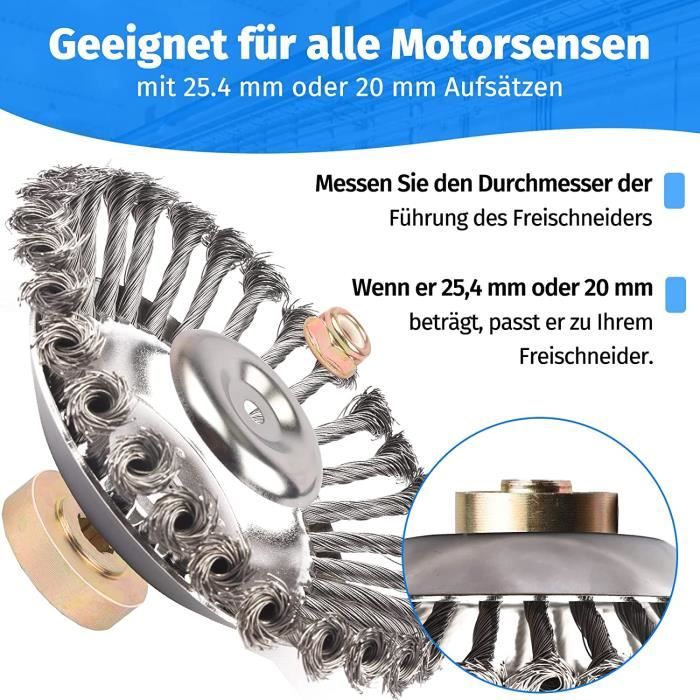 Brosse à Désherber 25,4x200mm Adapté Pour LUX