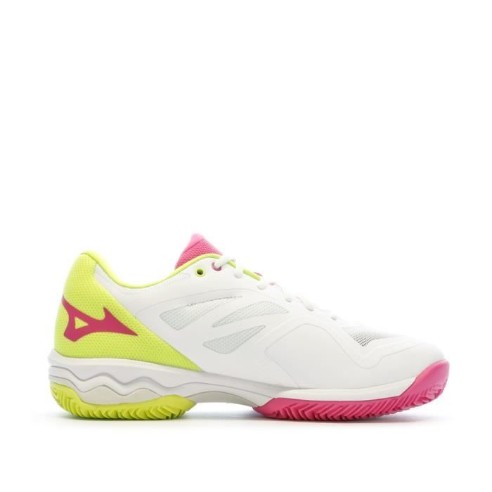 Chaussures de Padel Femme Mizuno Wave Exceed Light Blanc Synthetique
