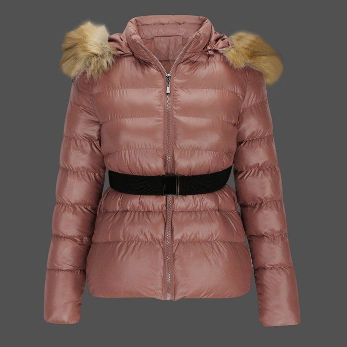 Doudoune Femme Madison à Capuche Avec Fourrure (Renard) - Taille M - Grise - Occasion Très Bon État