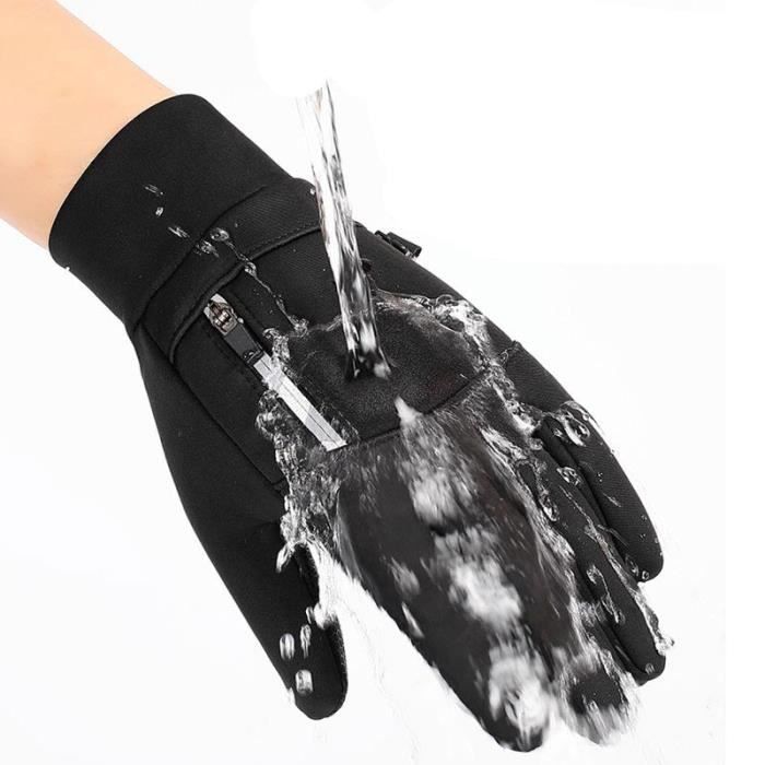 Gants de travail d'hiver étanches pour hommes et femmes, écran tactile
