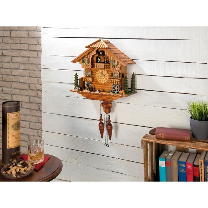 Horloge Coucou Engstler EN 44717 QMT - Quartz Musique Forêt Noire (Neuf)
