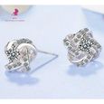 LCC® Boucles d'oreilles étoiles éternel style de la mode coréenne des femmes haut de gamme de bijoux boucles d'oreilles diamant-2