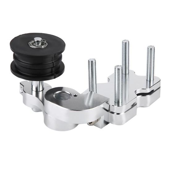 Tendeur/régulateur De Chaîne Automatique Pour Moto - Réglage 3.7-4.3 Cm, Universel, En Fer Et Plastique Noir - 12