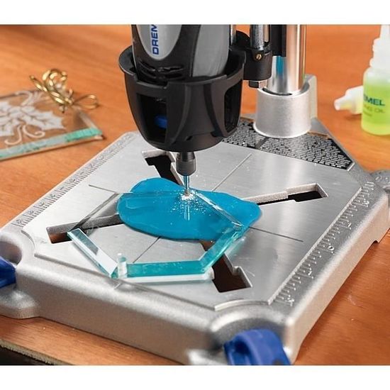 22 Fraises Diamantées Grain 120 + 10 Disques Diamant - Kit Complet Pour Dremel, Verre, Pierres Et Gravure