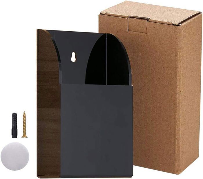 Support Télécommande Clim Mitsubishi Lot De 2 Supports Muraux Pour Télécommandes | Porte Télécommande Universel TV, Climatiseur - Blanc Rangement Mural Télécommande