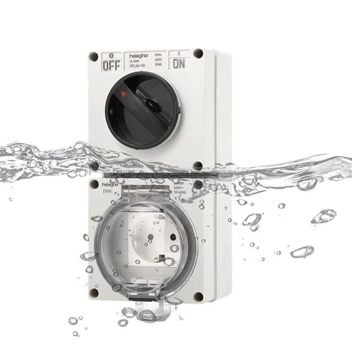 Boîtier De Prise De Courant Extérieur étanche Avec Housse De