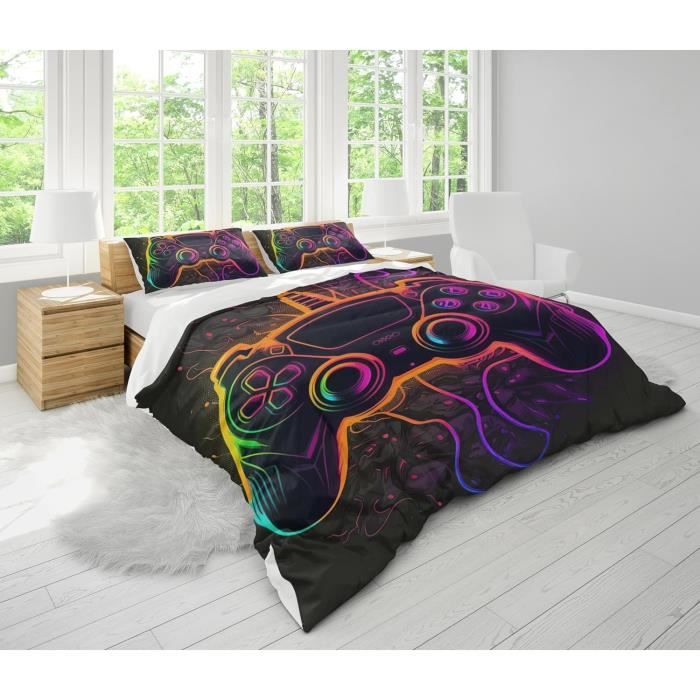 Parure De Lit 90x190cm Housse De Couette Et Taie d'oreiller