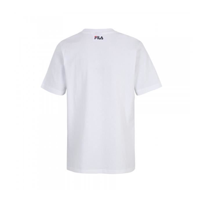 T-shirt Enfants FILA Blanc Manches courtes Blanc