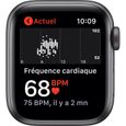 Apple Watch SE GPS + Cellular, 40mm Boîtier en Aluminium Gris Sidéral avec Bracelet Sport Noir-3