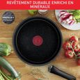 Tefal Ingenio Black Stone Batterie de cuisine 7 pieces, Empilable, Gain de place, Revetement antiadhesif, Indicateur de tempe-3