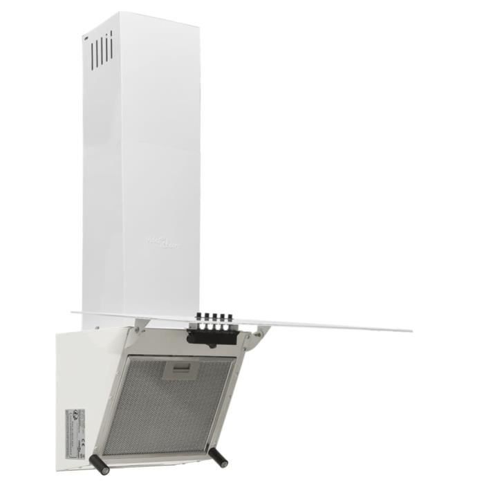 Hotte murale ALOMEJOR HBA1 60 cm Acier et verre trempé Ultra — free download