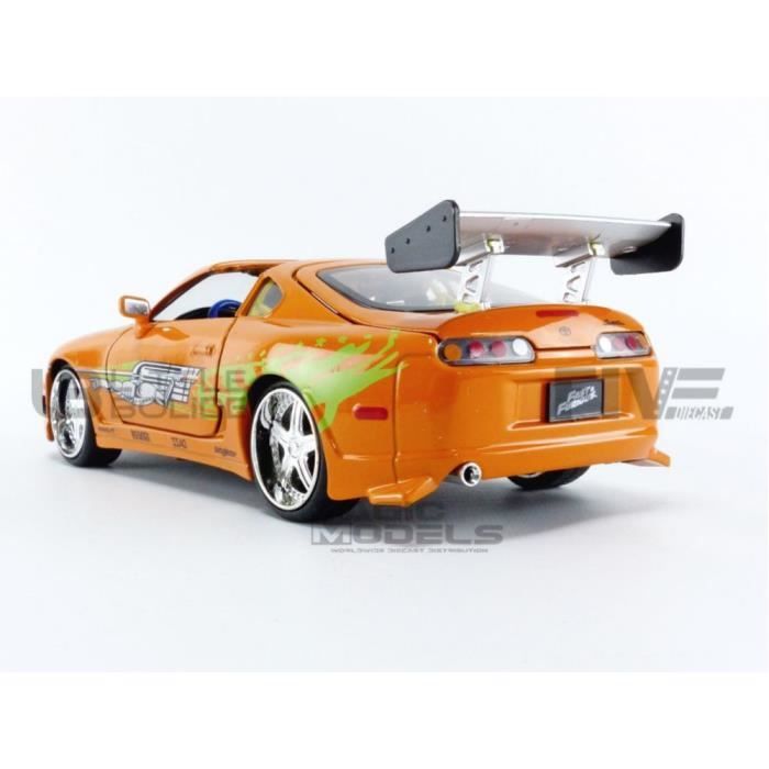 Voiture Miniature de Collection - JADA TOYS 1/24 - TOYOTA Supra - Fast And  Furious - 1995 - Orange - 30738OR - Cdiscount Jeux - Jouets