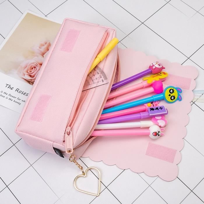 Trousse Scolaire Rigolote à Peluche Anti-stress – Chat Mignon – Choix Du Modèle – Fournitures école