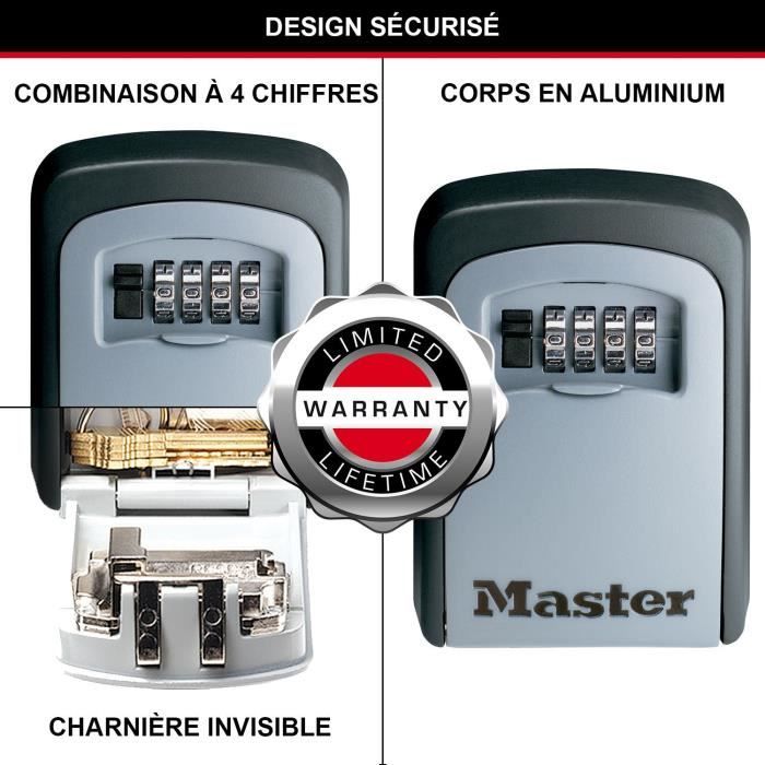 Boite à clés sécurisée certifiée - Format XL - MASTER LOCK