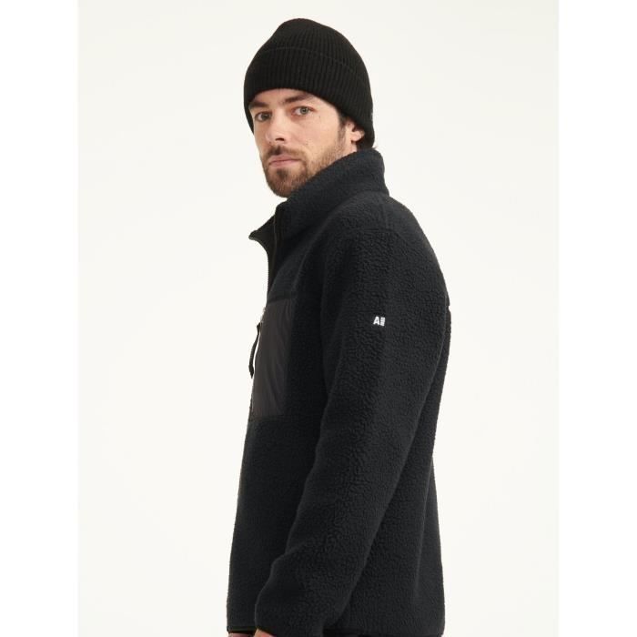 Sherpa Aigle Vetement Homme Veste Polaire Zippée En Sherpa Aigle