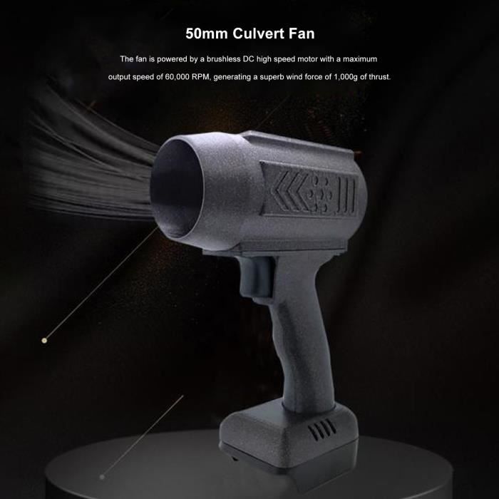 Suoumwa - Ventilateur Turbo Portable 130 000 Tr/min - Souffleur Air Électrique 4 Vitesses - Pour Voiture, Nettoyage, Neige