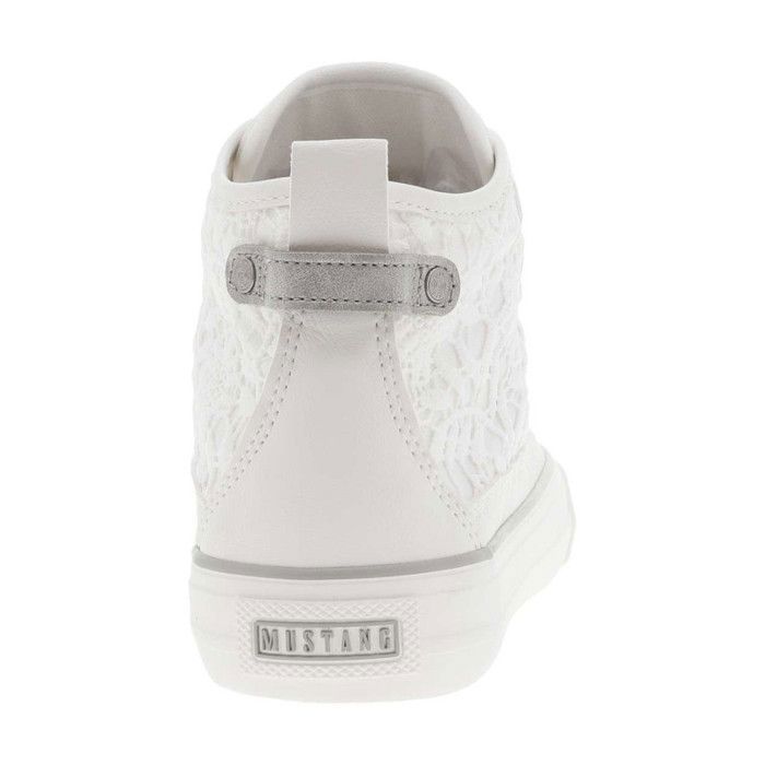 Baskets Montantes MUSTANG Pour Femme - Cuir Synthétique, Doublure Polaire, Fermeture éclair, Style Hiver Confortable