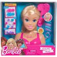 Tête coiffante Barbie - Barbie - Blonde - Accessoires - Jouet multifonctionnel-0