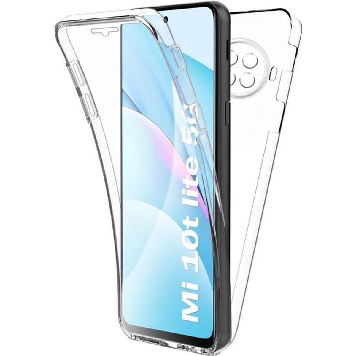 Pour XiaoMi "Mi 10T Lite" Coque arrière ultra gel silicone TRANSPARENT slim