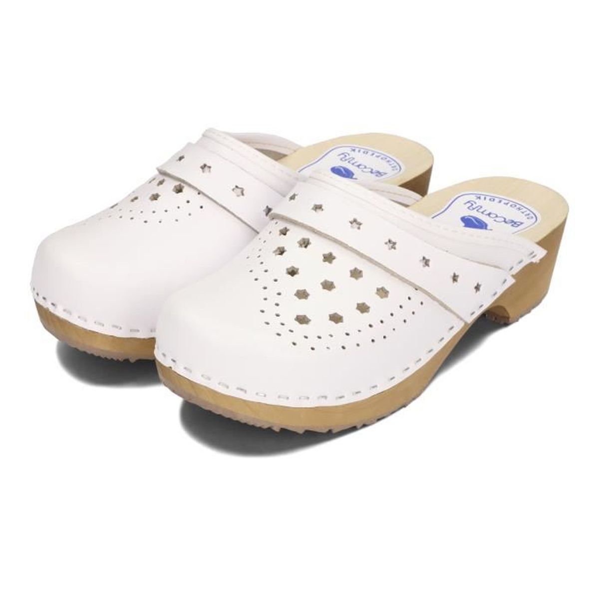 Sabots Blanc femme - Cdiscount