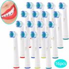 16 Remplacement Brosse à dents électrique Têtes brossettes Précision Clean Oral B Générique SB-17A EB17-4, Fabriqué en Chine