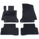 Tapis sur mesure pour Mercedes Classe C W205 - Lot de 4 tapis - Moquette noire et robuste