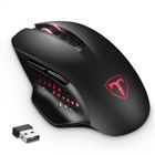 JASENX 2.4G Souris Gaming sans fil 7-bouton Souris de Jeu avec DPI réglable(800, 1200, 1600, 2000, 4800) pour Gamers--Noir