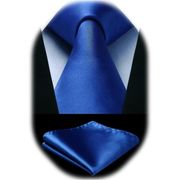 Cravate Homme UZSUZZ 8cm - Faite Main - Uni Pour Mariage, Affaires - Cadeau Fête Des Pères - Lavage Main