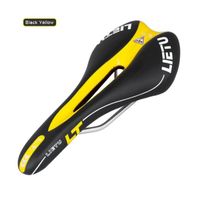 Noir jaune Lietu – Selle perforée ergonomique pour vélo de route,nouveau siège rembourré en mousse et cuir te