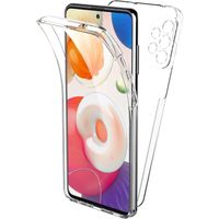 pour Coque Samsung Galaxy A52 5G 360 Degres Clair Transparent et Protecteur d'écran Intégré Silicone Intégrale Antic
