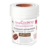 Colorant alimentaire (artificiel) - Marron - Scrapcooking