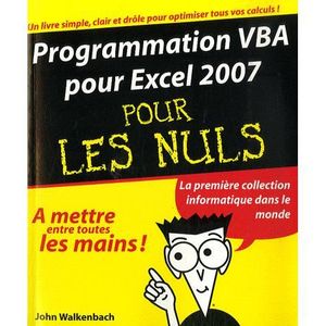 Excel Pour Les Nuls Achat Vente Pas Cher