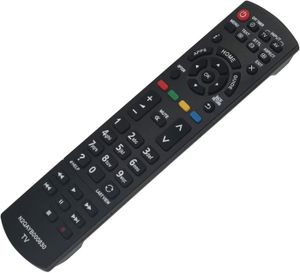 Téléviseur LED N2QAYB000830 Télécommande remplacée pour Panasonic Viera LCD LED TV TX-L24X6B TX-L24XW6 TX-L32BL6B TX-L32BL6E TX-L32BL6Y TX-L32E6B