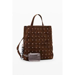 Sac à Dos Desigual En Cuir Vert Armée - Taille Moyenne, Occasion En Très Bon état