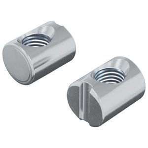 6 Boulons De Toit M6x20 – écrous Carrés Zingués, Onestopdiy, Galva